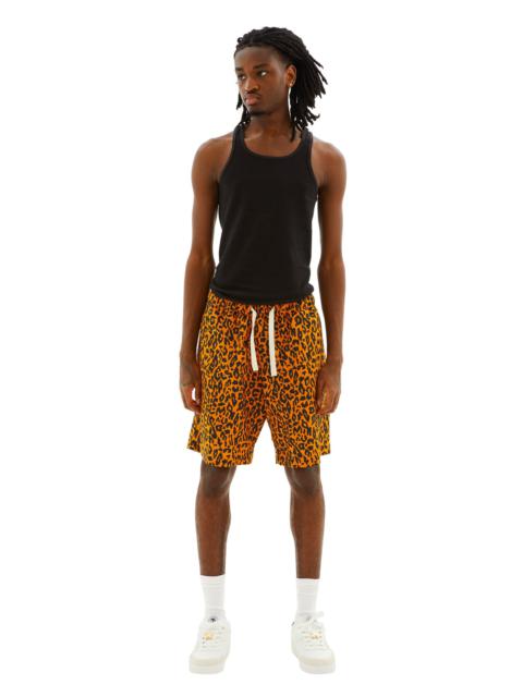 Palm Angels CHEETAH SHORTS (ORANGE/BLACK)