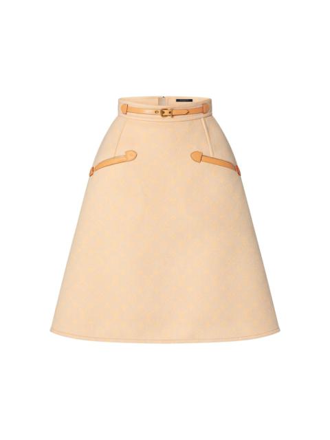 Louis Vuitton Preppy Double Face A-line Skirt