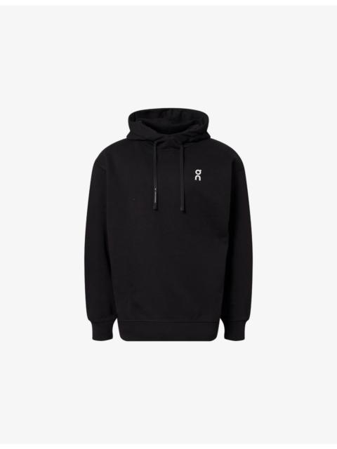 On Focus Tech Relaxed-Fit Stretch-Cotton Blend Hoodie