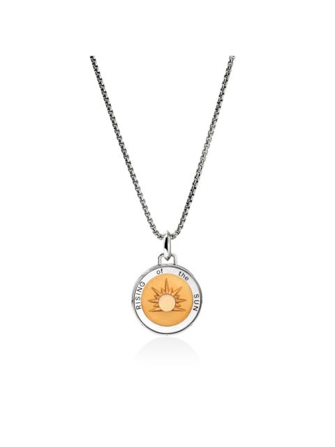 JOHN HARDY Sun Talisman Necklace, Sterling Silver, Enamel