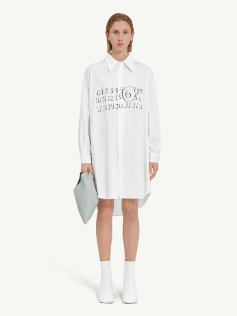 MM6 Maison Margiela Numeric shirt dress