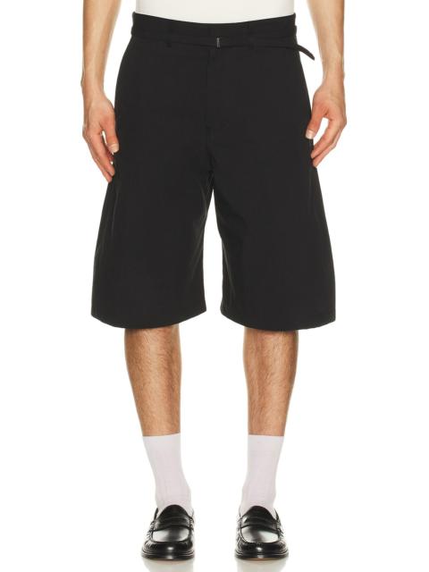 LE17SEPTEMBRE Belted Curved Shorts