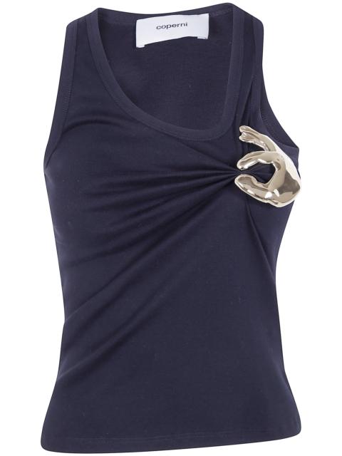 COPERNI Top With Brooch "Emoji"