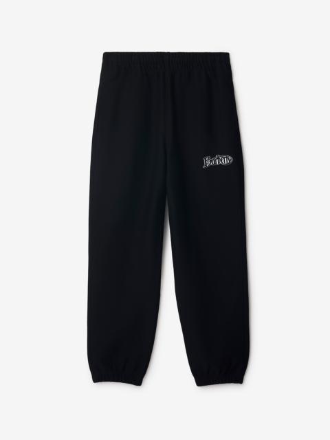 Burberry Logo Cotton Jogging Pants