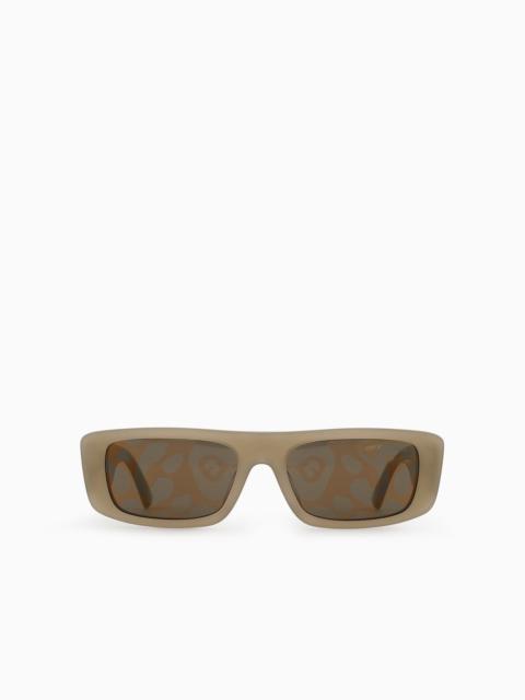 EMPORIO ARMANI Unisex rectangle sunglasses