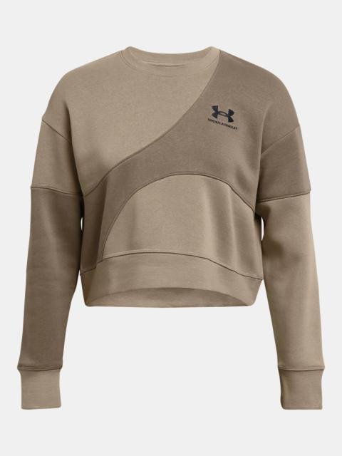 Under Armour Women's UA Icon Fleece Crop Crew