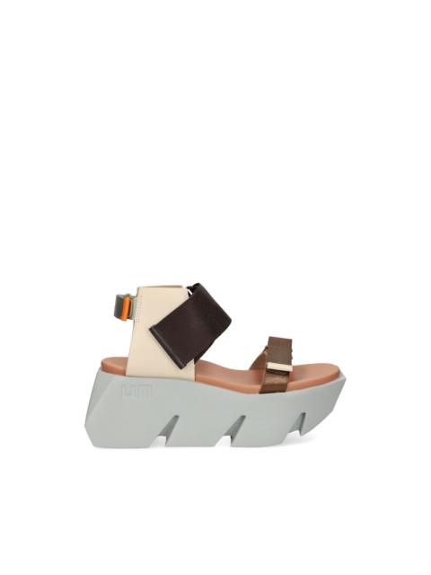 UNITED NUDE Bull Run panelled touch-strap sandals