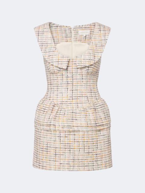 SHUSHU/TONG Cotton-blend tweed minidress