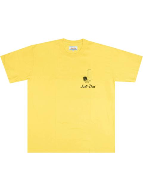 Just Don Just Don Record Crew Short-Sleeve T-Shirt 'Yellow'