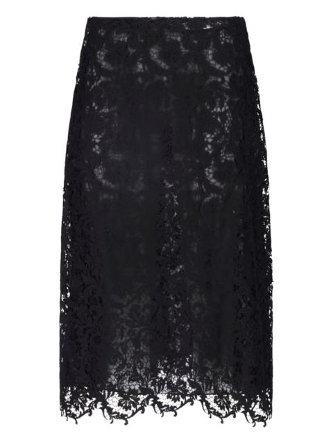 FENDI LACE MIDI SKIRT