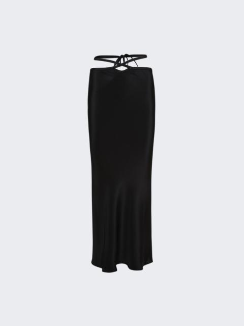 CHRISTOPHER ESBER Loophole Tie Skirt Black