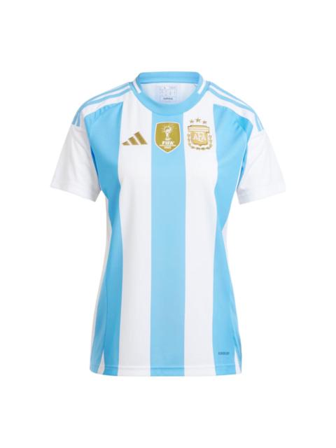 adidas (WMNS) adidas Argentina 24 Home Soccer Jersey Asia Sizing 'White Blue' IP8386