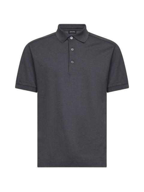 ZEGNA button-placket polo shirt