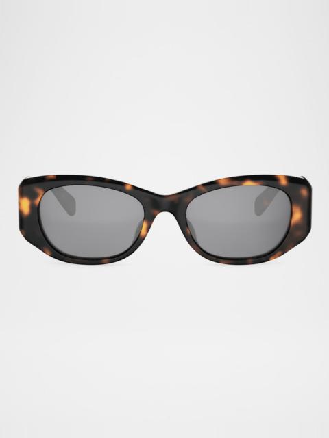 CELINE 3 Dots Acetate Oval Sunglasses