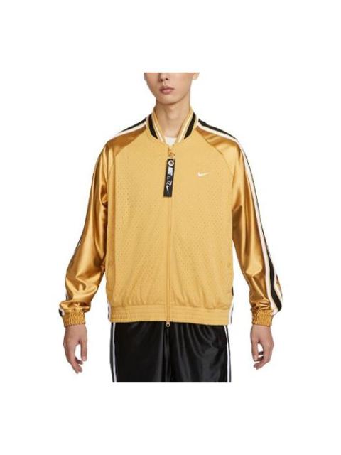 Nike Premium Basketball Jacket 'Wheat Gold' DX0348-725