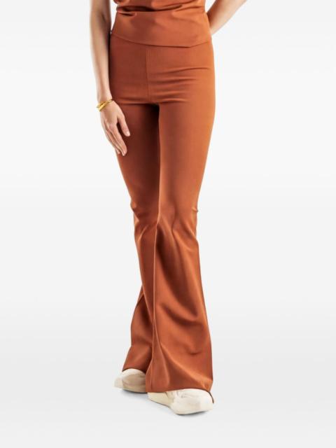Rick Owens fine-knit flared trousers