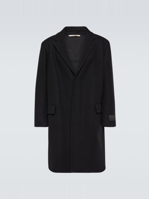 Valentino Single-breasted wool-blend coat