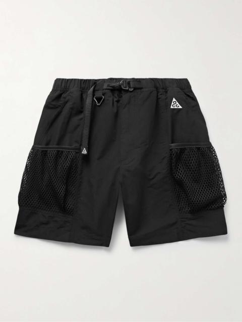 Nike ACG Snowgrass Straight-Leg Belted Nylon Cargo Shorts