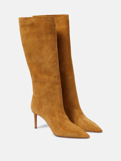 AQUAZZURA Matignon suede knee-high boots