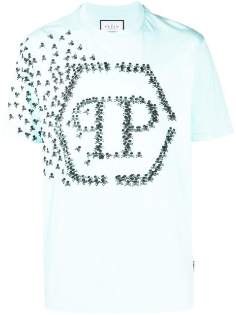 PHILIPP PLEIN Skull Bones logo-print T-shirt