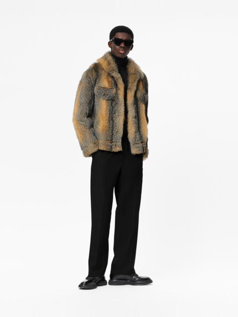 Louis Vuitton Fur Blouson with LV Lettering