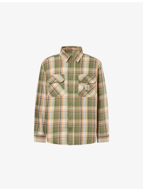 Carhartt WIP Tunick Plaid Twill-Cotton Shirt