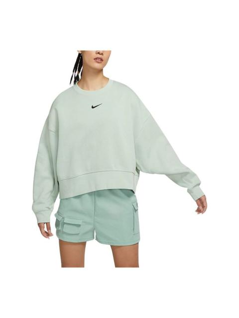Nike (WMNS) Nike Sportswear Collection Small Logo Sweatshirt 'Mint' DJ7666-017