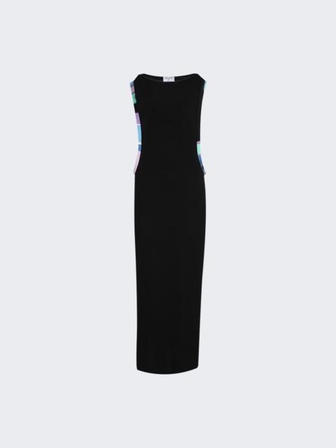 PUCCI Vivara Print Long Dress Black
