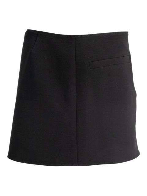 courrèges logo-detail mini skirt