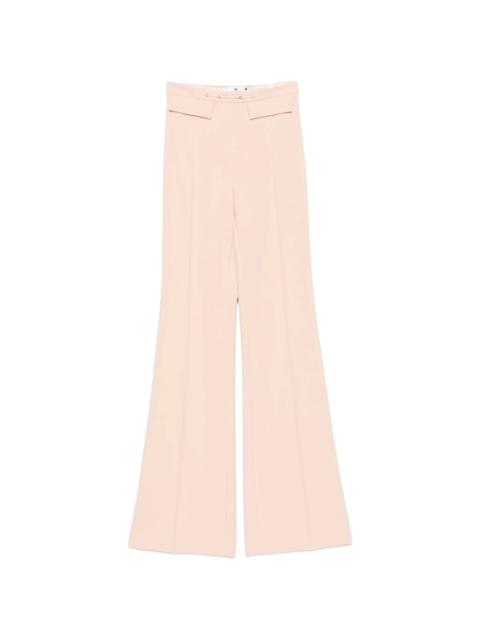 ELISABETTA FRANCHI Elisabetta Franchi Logo-plaque Flared Trousers
