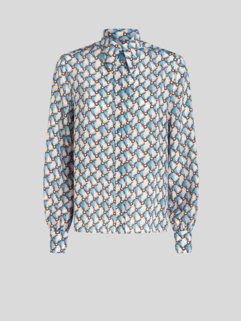 FLORALIA CRÊPE DE CHINE SHIRT