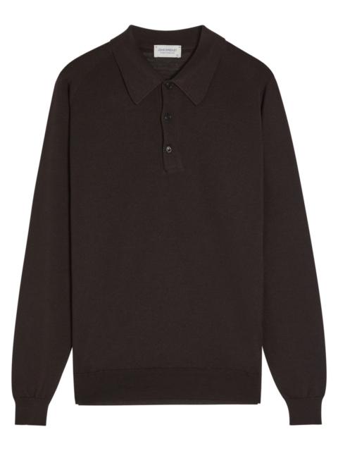 JOHN SMEDLEY John Smedley Caverhill Merino Wool Polo Shirt