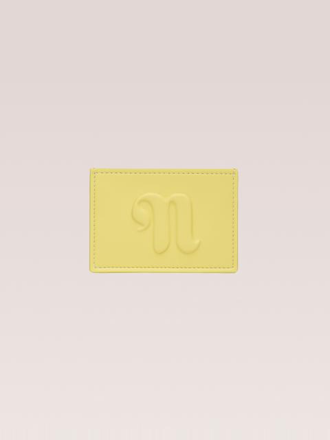 Nanushka GILBERT - Vegan leather cardholder - Yellow