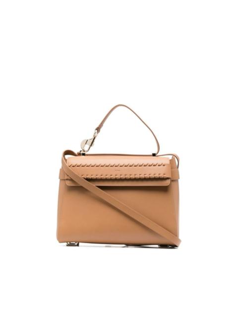 【送料&関税込】ChloAC Biscuit Leather Nacha Handbag Chloe - Nacha leather shoulder bag Chloe