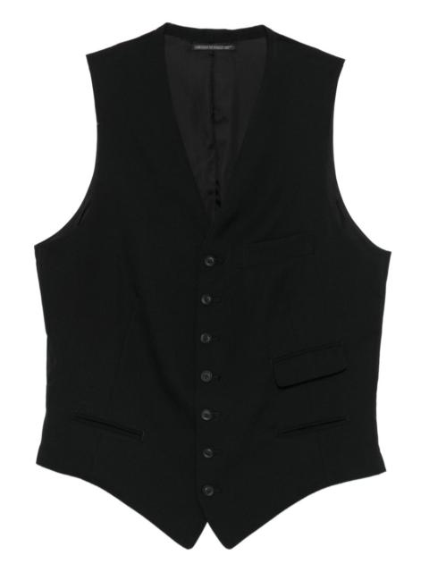 Yohji Yamamoto button-fastening V-neck waistcoat