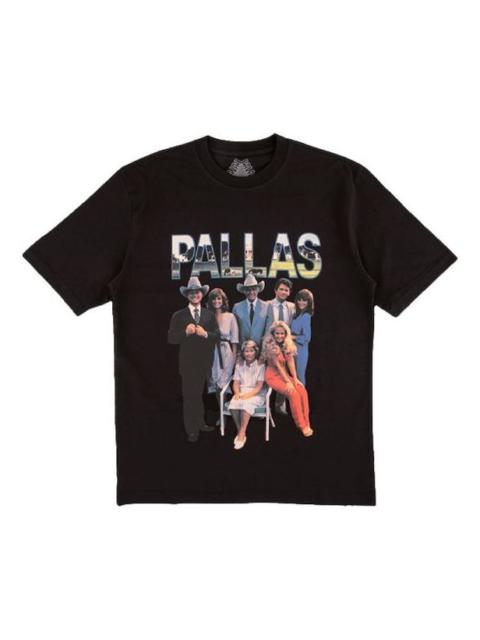 PALACE Men's PALACE Pallas Dallas Printing Short Sleeve Black P16TS069