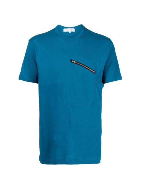 Comme des Garçons SHIRT zip detail cotton T-shirt