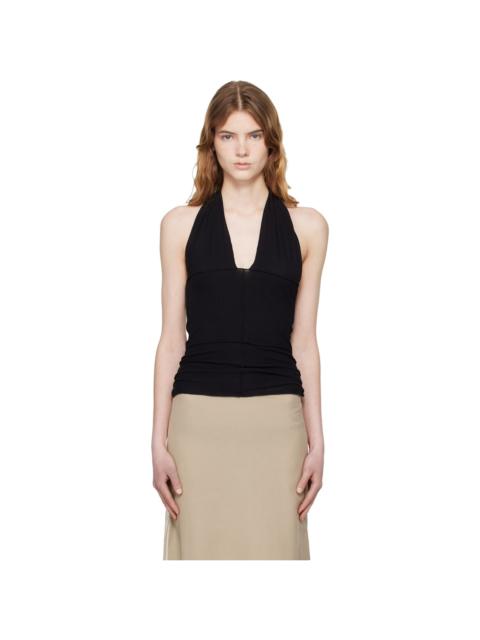 BASERANGE Black Cinder Halter Top