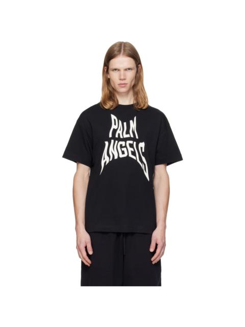 Palm Angels Black Distorted Regular T-shirt