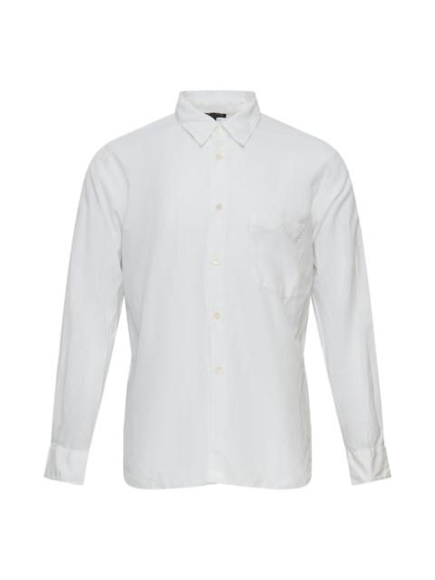Comme des Garçons Homme Plus White Classic Button-Up Shirt