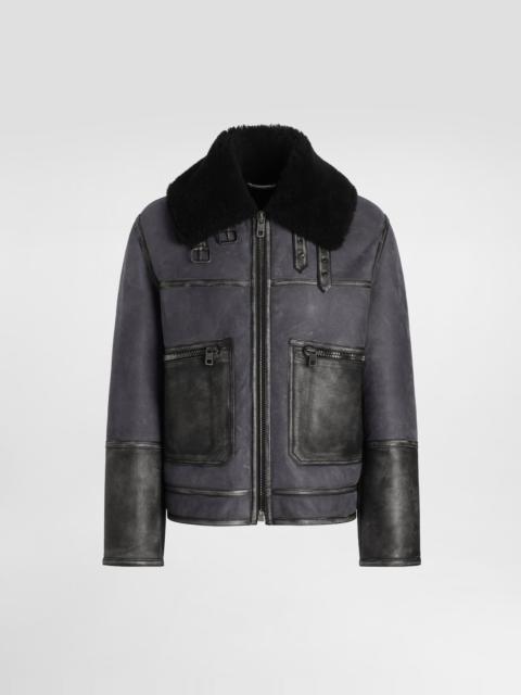 Dolce & Gabbana Shearling bomber jacket