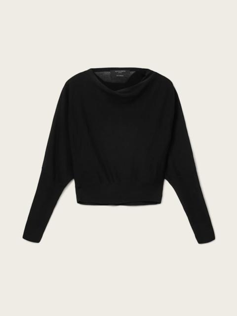 ALLSAINTS RIDLEY CROPPED WOOL SWEATER