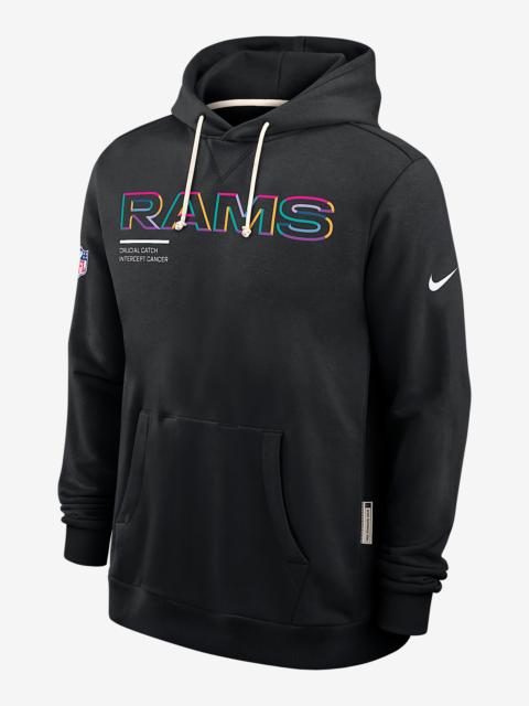 Nike Los Angeles Rams Crucial Catch Sideline Men's Nike Dri-FIT NFL Pullover Hoodie