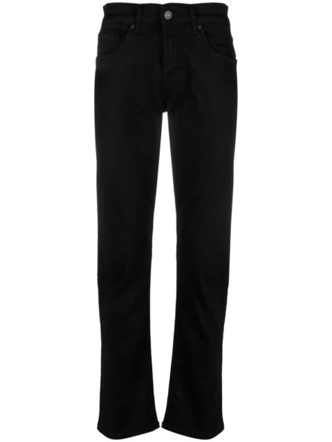 7 For All Mankind mid-rise slim-fit jeans
