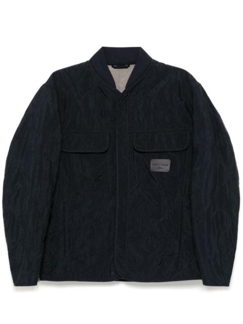 EMPORIO ARMANI logo-patch padded jacket