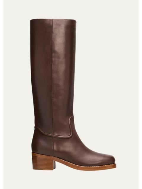 GABRIELA HEARST Marion Leather Knee-High Boots