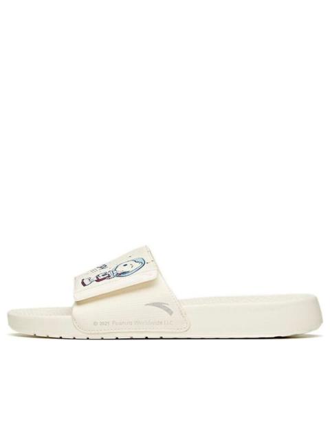 ANTA ANTA x Snoopy Life Series Slides 'White' 912126993-3