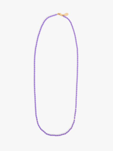 Clare V. Enamel Barrel Chain Necklace - 24 in