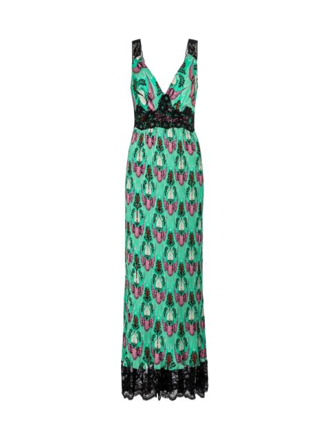 rabanne Floral jersey maxi dress