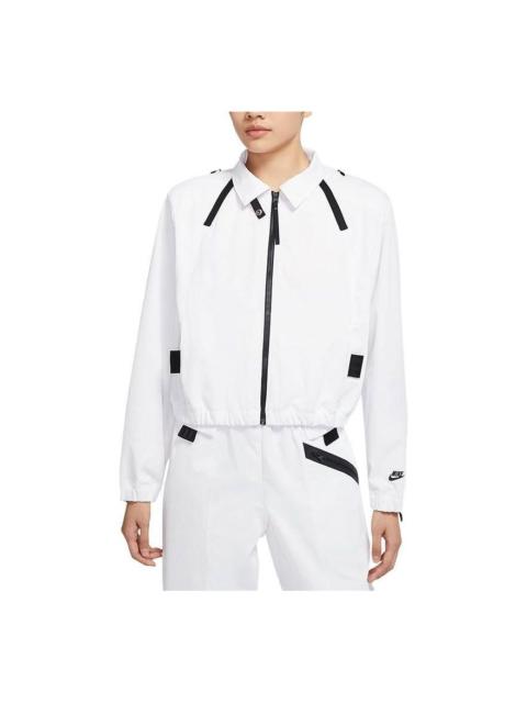 Nike (WMNS) AS W Nike Sportswear DF TP WVN JKT Jacket White DD4609-100